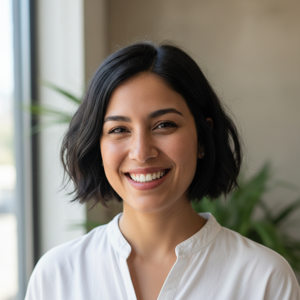 Professional headshot of Sarah Chen, satisfied customer