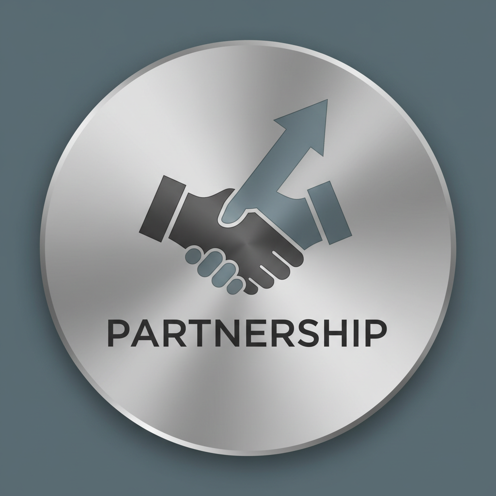 Handshake icon representing long-term partnerships