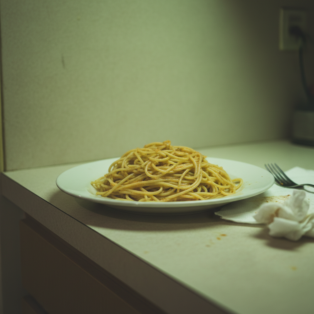 Generic food photo with flat lighting and no visual interest