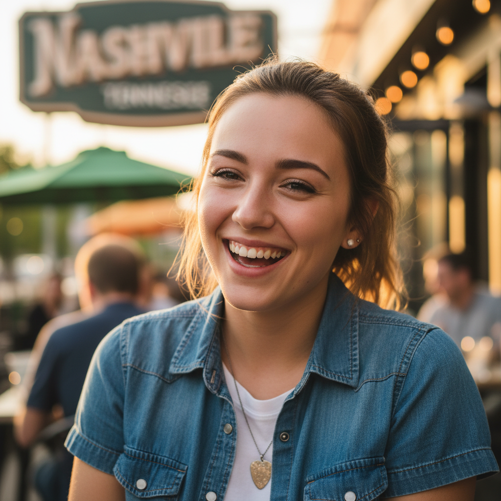 Rebecca T. smiling customer from Nashville Tennessee