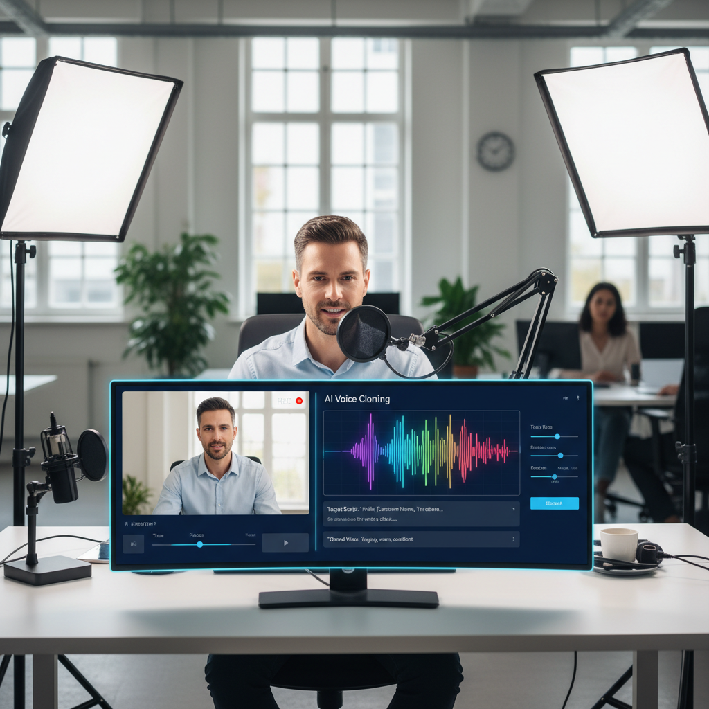 Video recording interface with screen capture preview, annotation tools, modern dark UI design tool