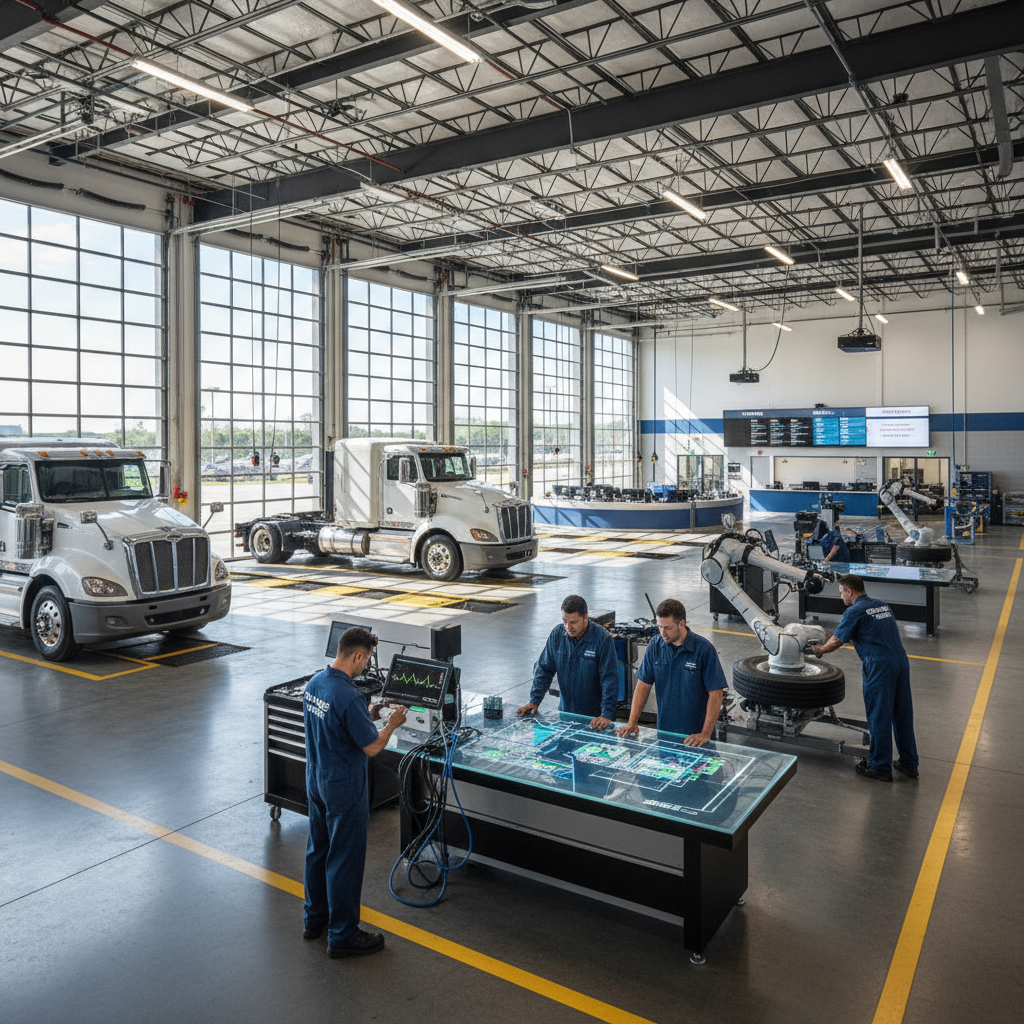 Jake Thornton, lead diagnostics technician at Auto Edge Car Clinic, working on a vehicle