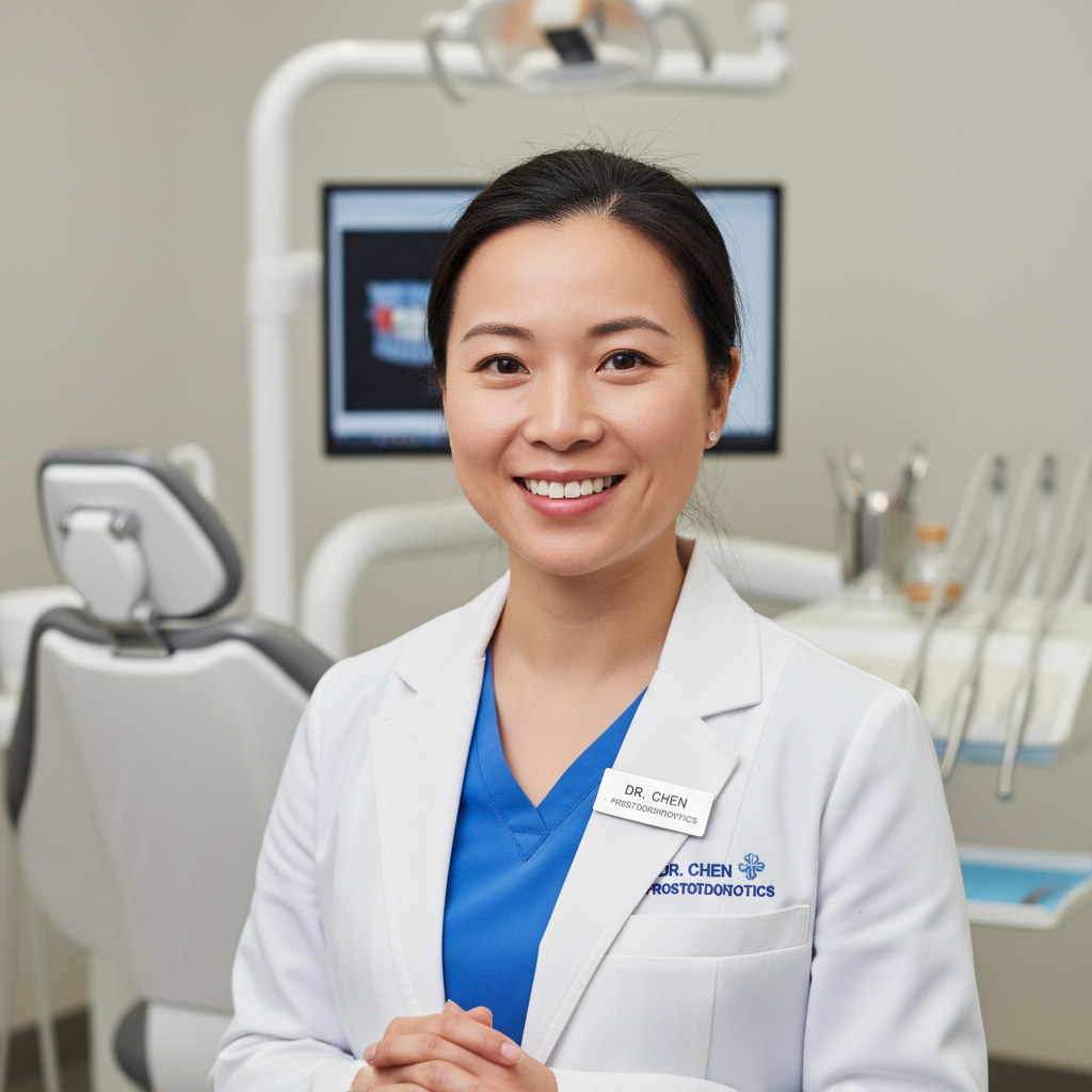 Dr. Sahana, Dental Surgeon at Family Care Clinic, smiling professionally in clinic attire