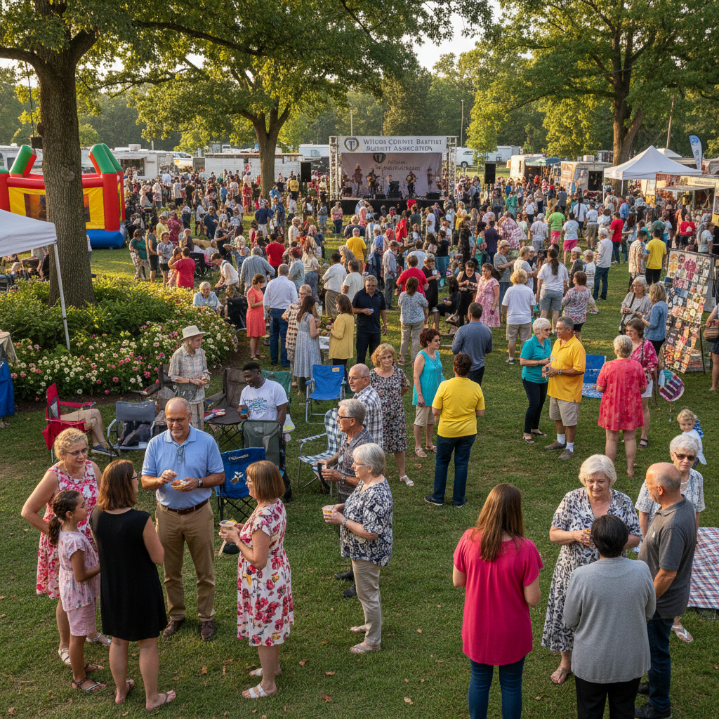 Wilson County Baptist Association community gathering