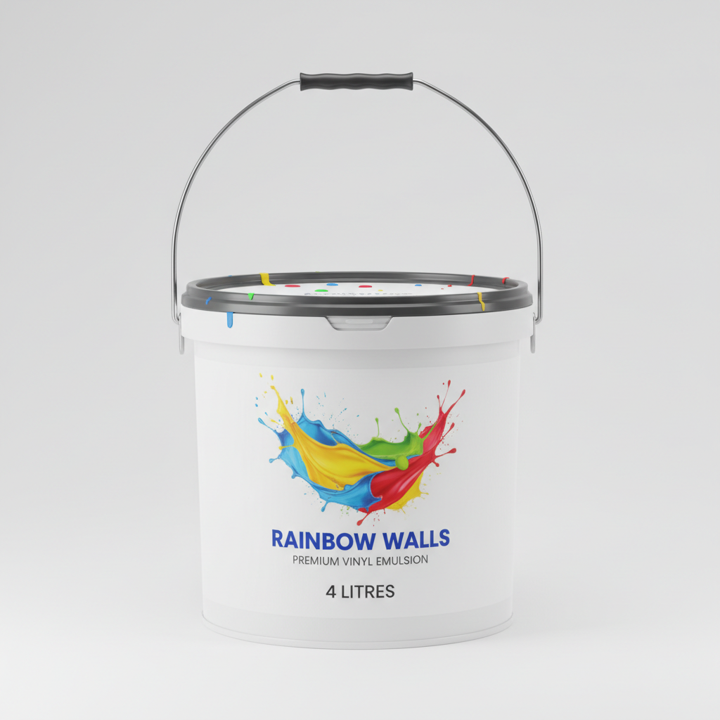 Standard 5-gallon white bucket for window cleaning use