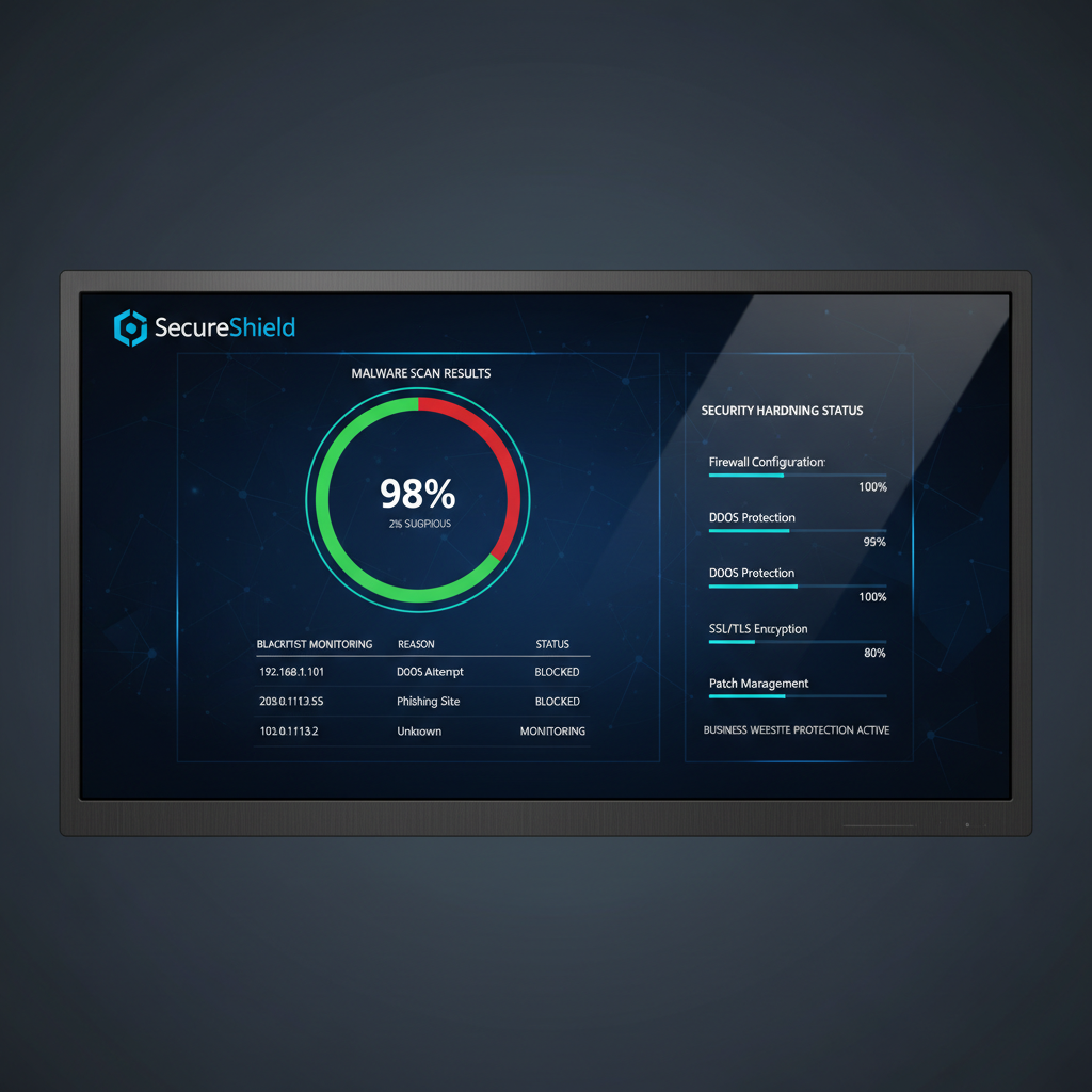 Network security dashboard showing URL scanning and link analysis in real time