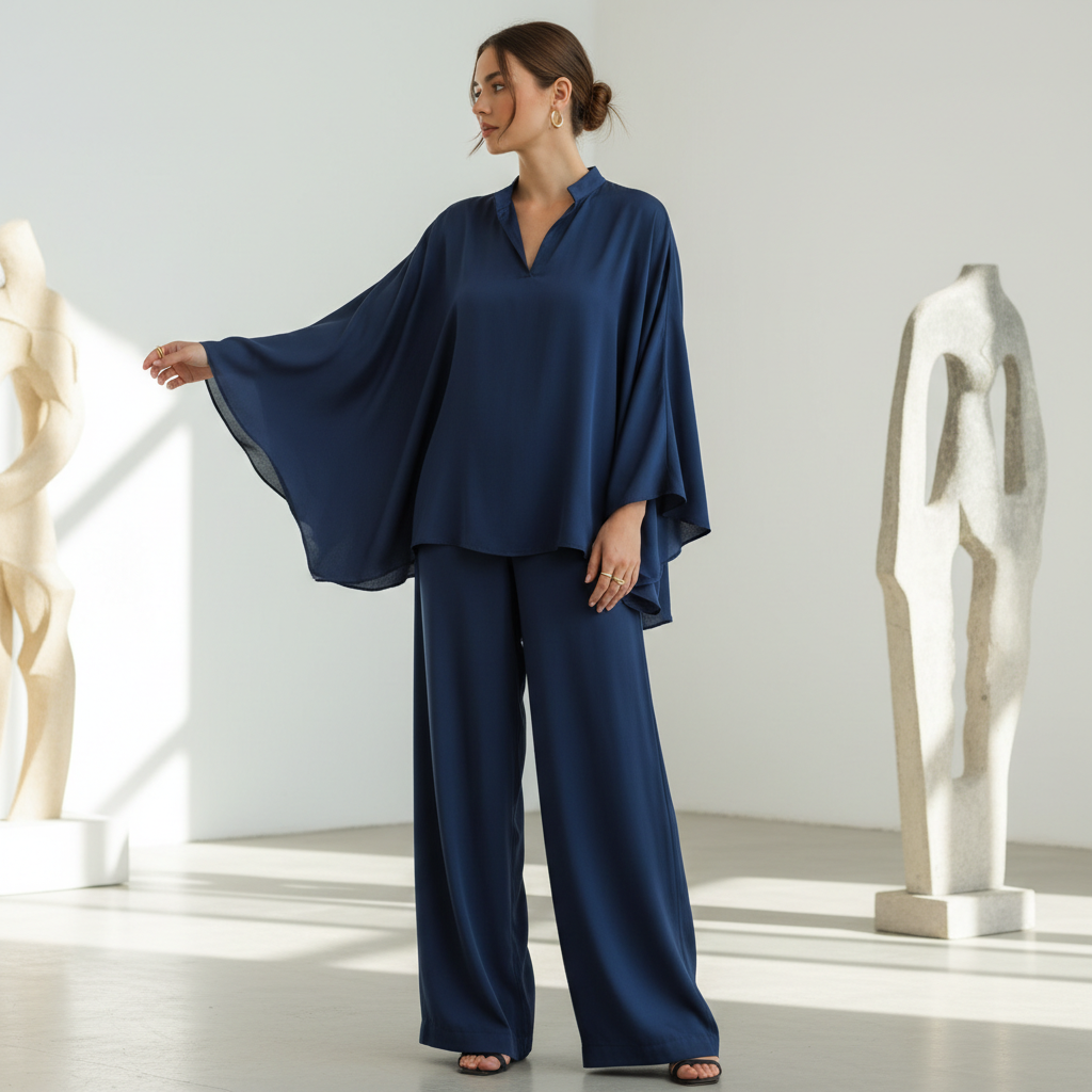 Ensemble deux pièces élégant, tenue féminine moderne
