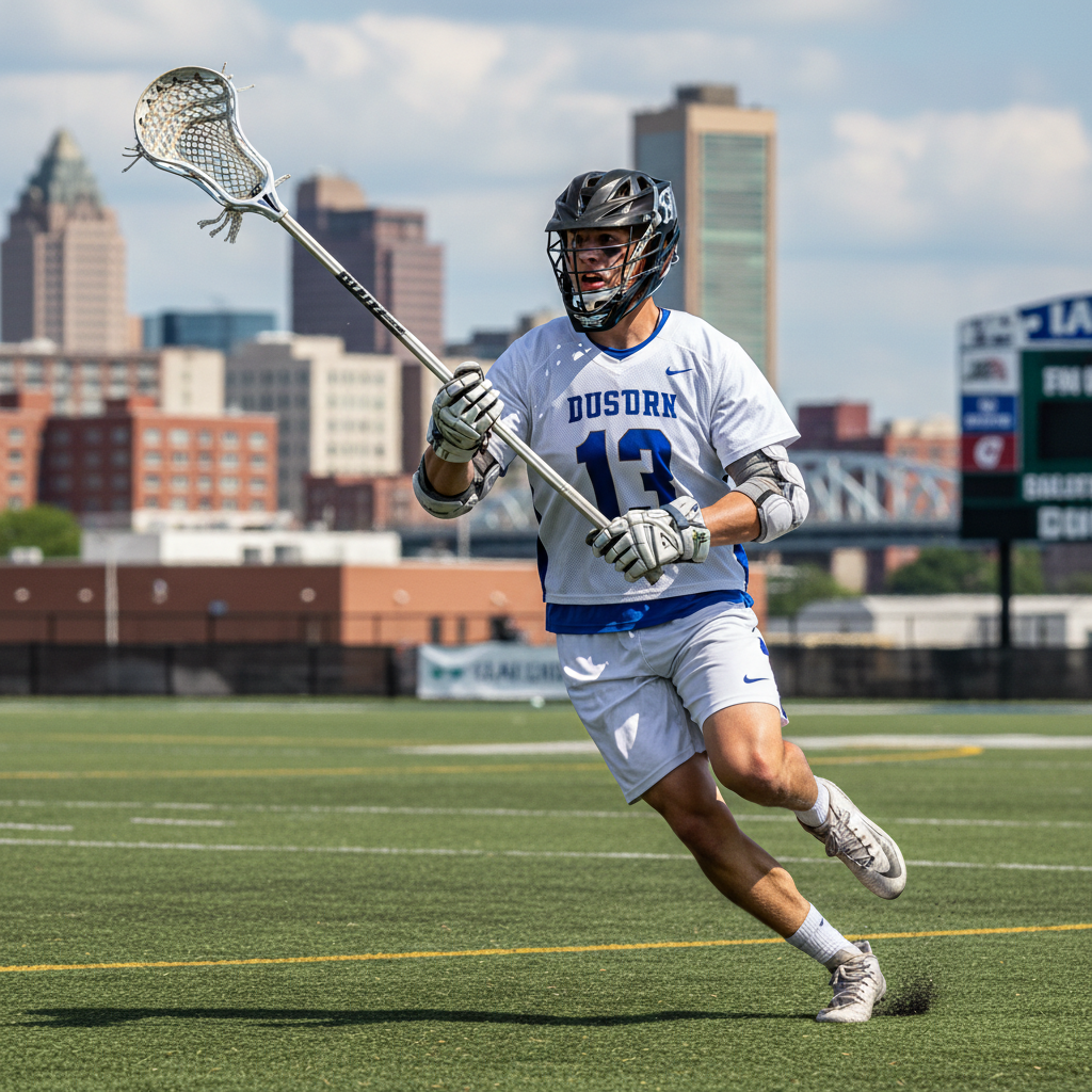 Darius Webb, high school lacrosse attackman from Baltimore