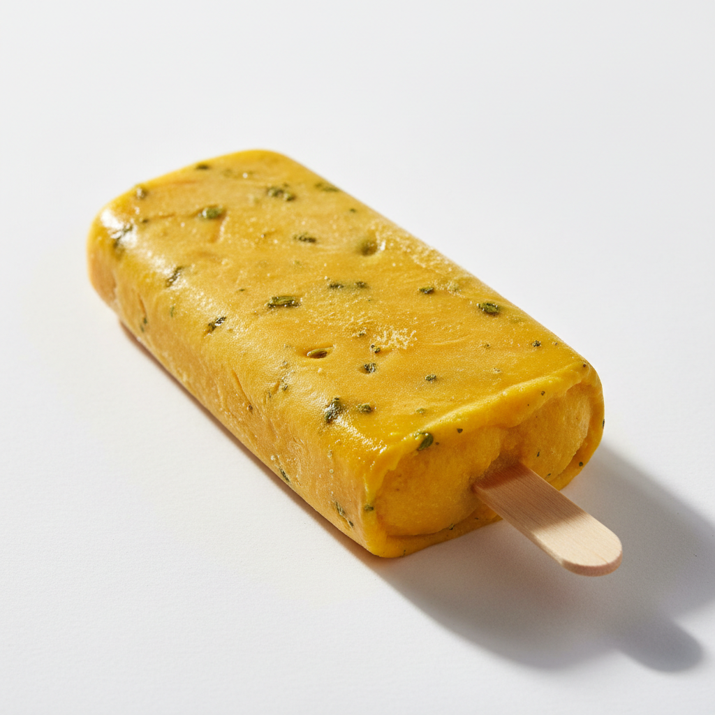 Saffron Kulfi — Traditional Indian ice cream with saffron, cardamo