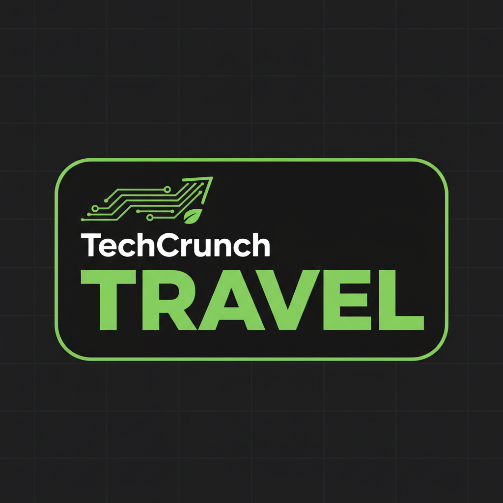 TechCrunch Travel section logo with green and black branding