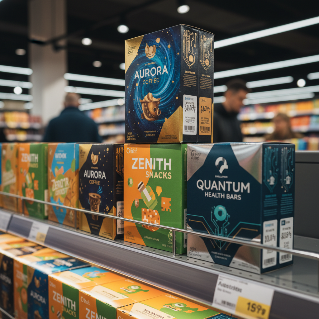 FMCG consumer products in premium flexible packaging with vibrant printed designs for retail