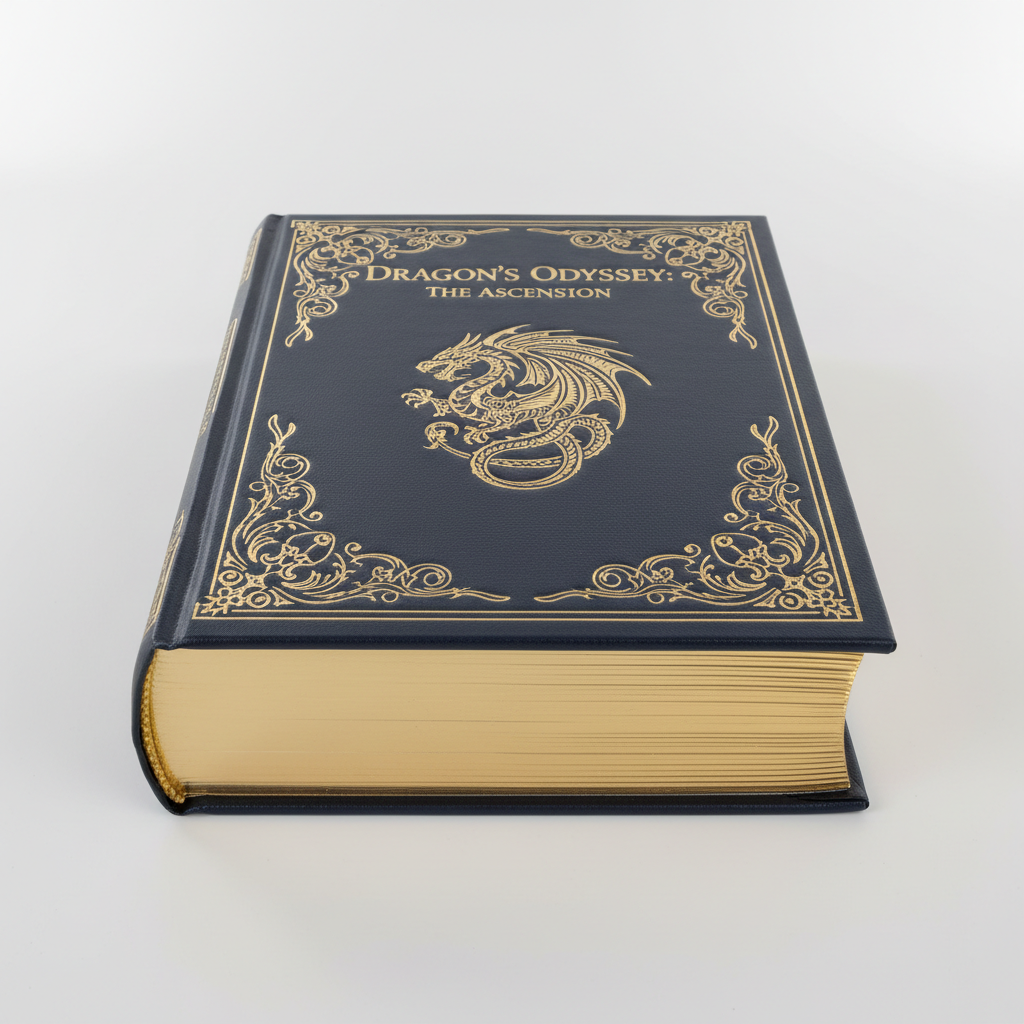 Colorful illustrated dragon storybook cover with warm coral and gold tones