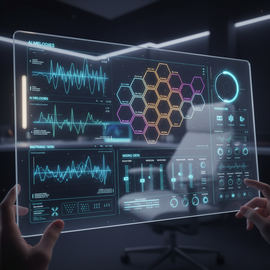 AI song creation and music release platform
