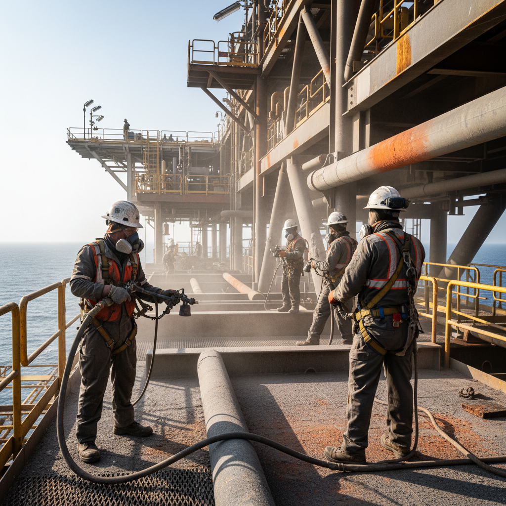 Oil and gas pipeline infrastructure requiring industrial protective coating and corrosion protection