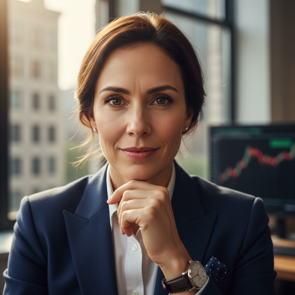Professional headshot of Sandra Okonkwo, Head of Acquisitions at DealFlowPro, neutral background