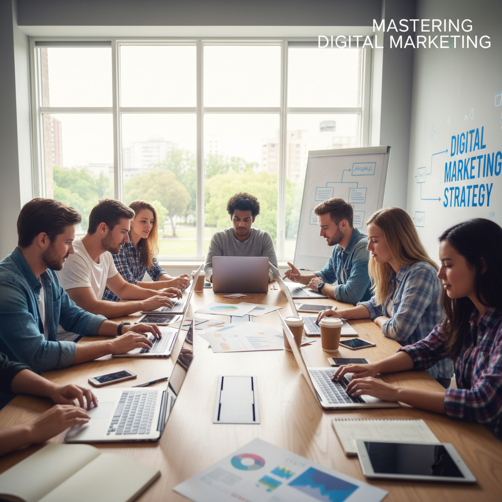 Digital marketing bundle with multiple course thumbnails displayed
