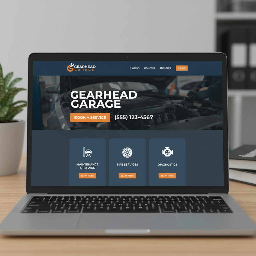 Website dịch vụ sửa chữa điện lạnh địa phương tích hợp đặt lịch