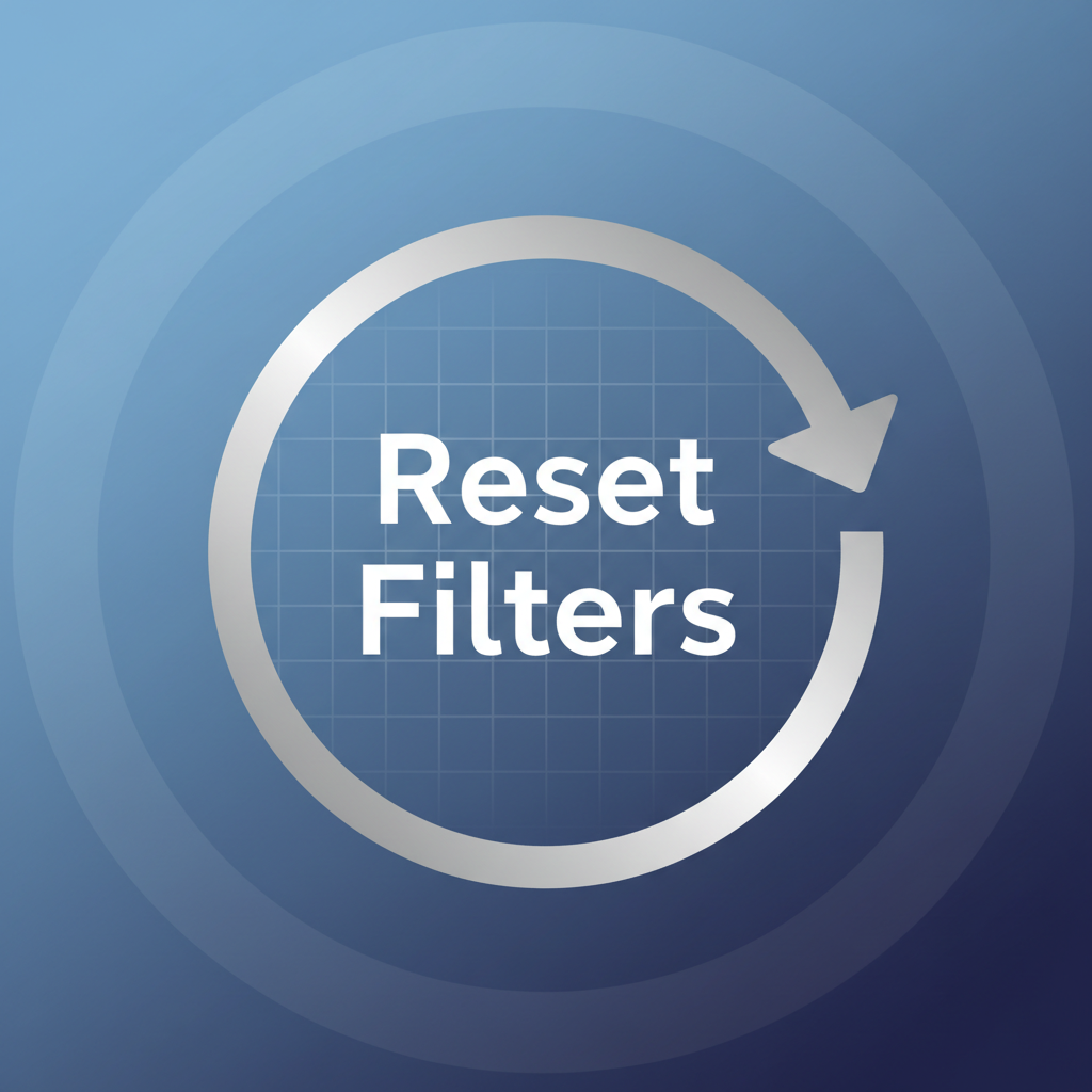 Reset filters icon