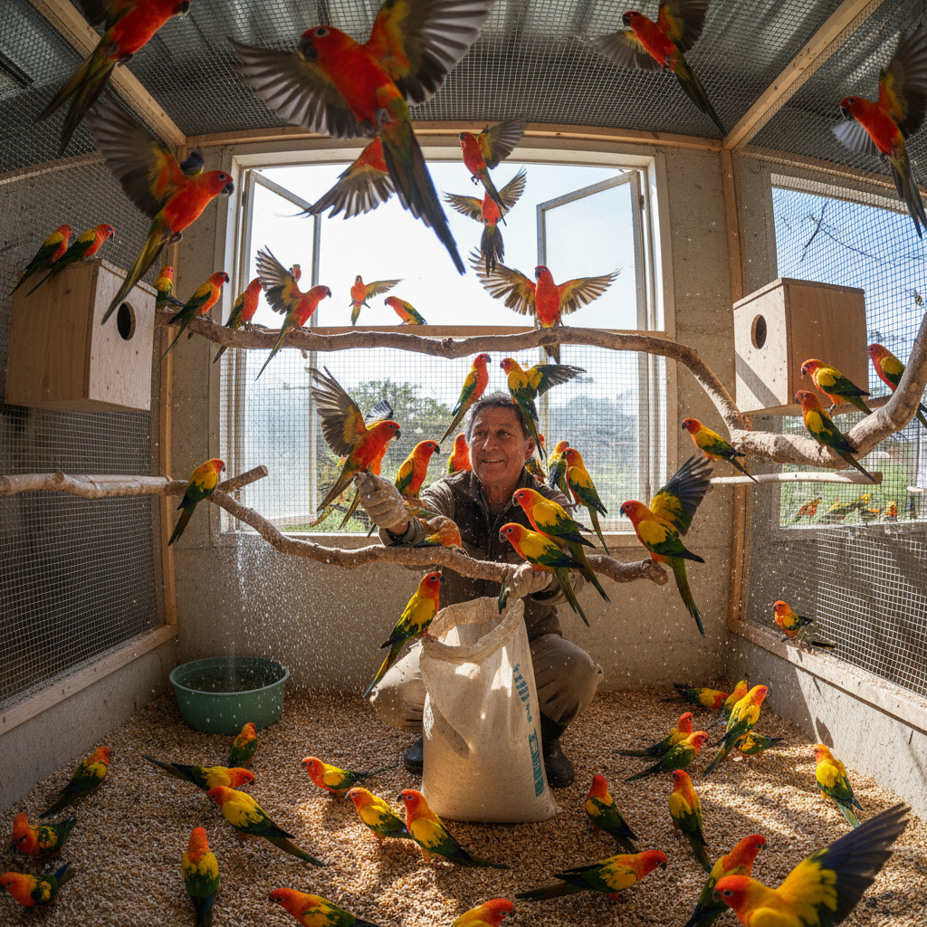 Portrait of Simone Oduya, Conure breeder Β· Austin, TX