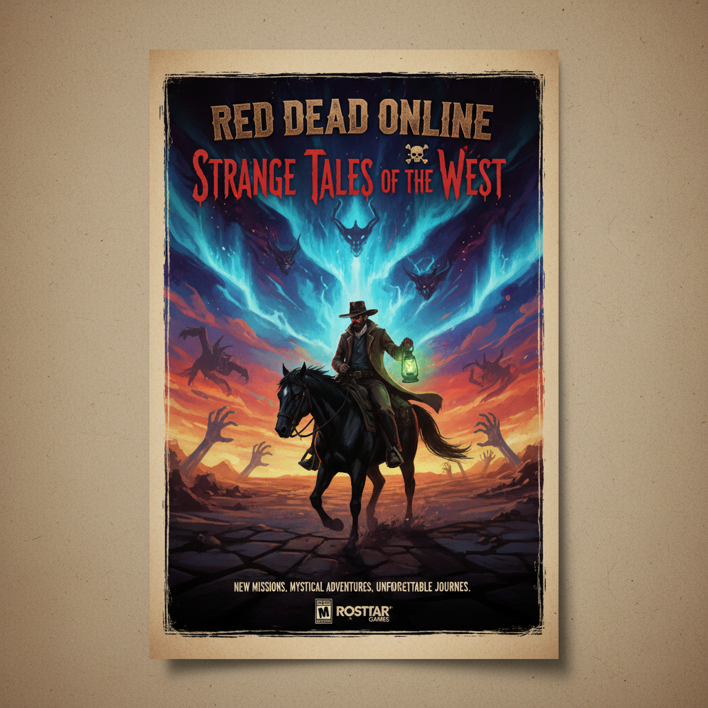 Red Dead Online Strange Tales of the West poster