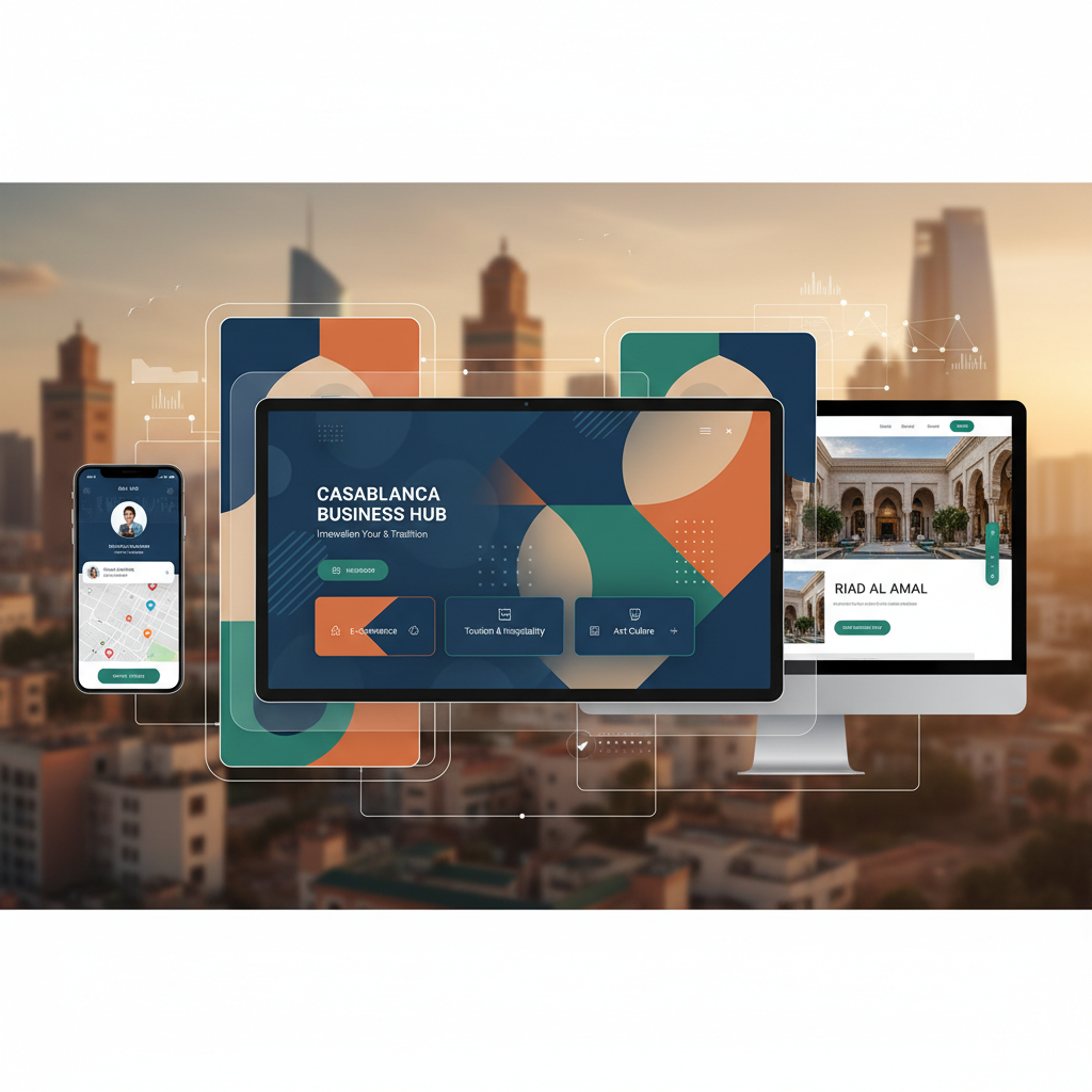 Tendances web design Maroc 2026 - UX design site web moderne entreprises marocaines Casablanca