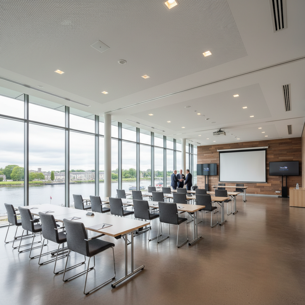 Radisson Blu Hotel Athlone conference facility overlooking River Shannon