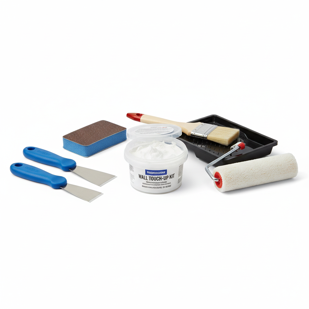 Wall Touch-Up Kit product photo showing repair tools