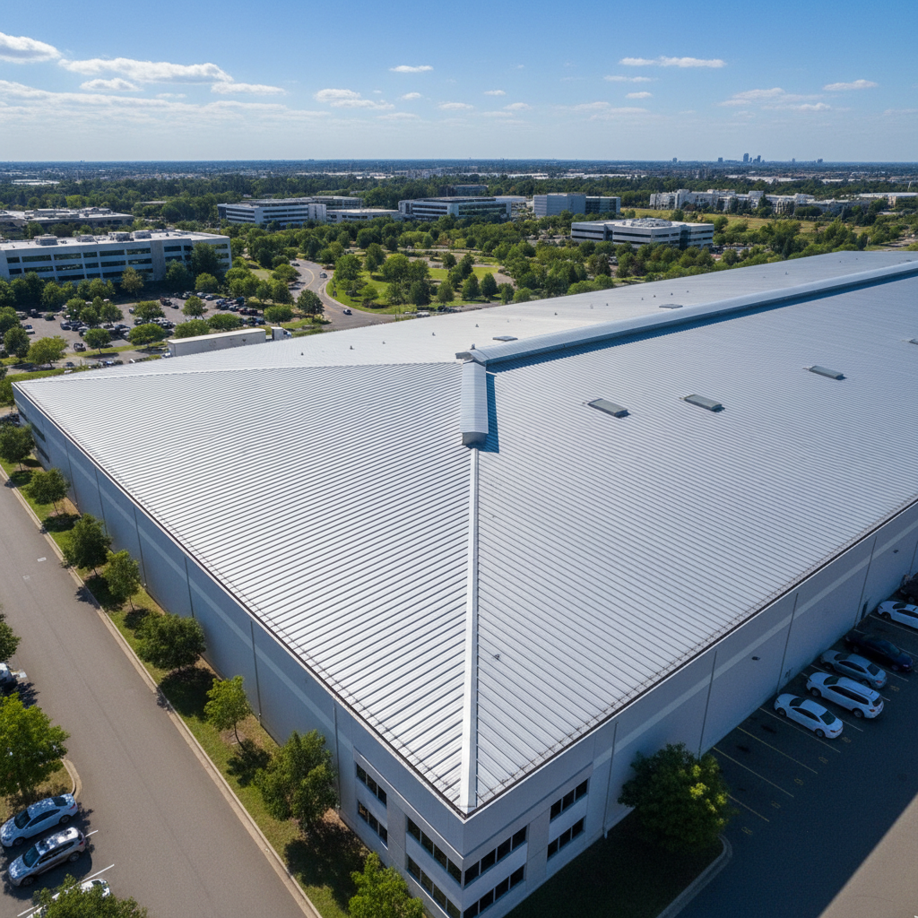 MacPhee's Metal Roofing — completed hidden fastener metal roof installation on PEI home