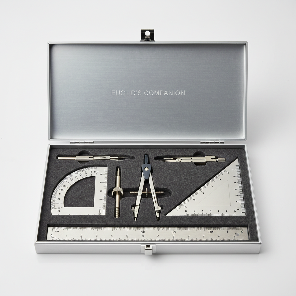 Camlin brand geometry box with full set of instruments