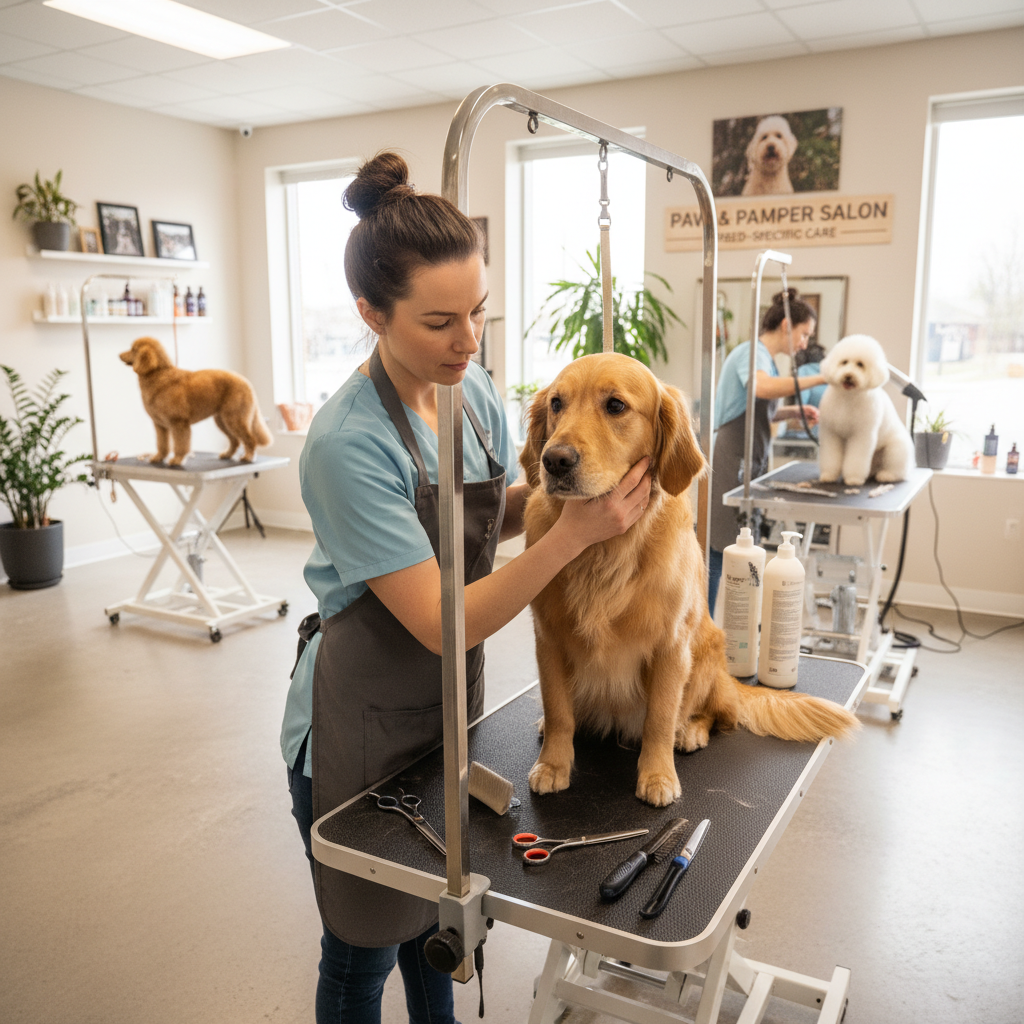 Keisha Morales, owner of Fluff and Buff Grooming salon