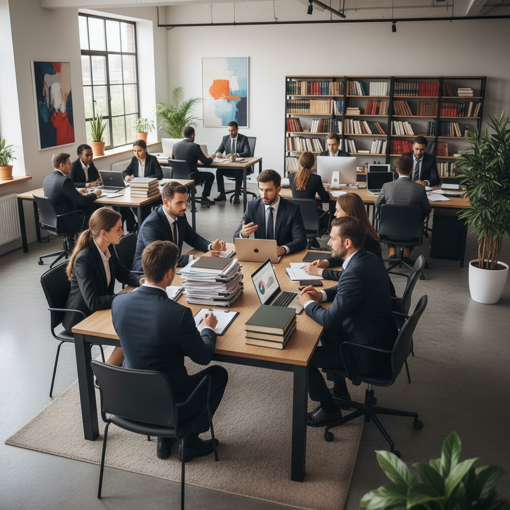 Legal professionals and lawyers providing labour law support and consultation services