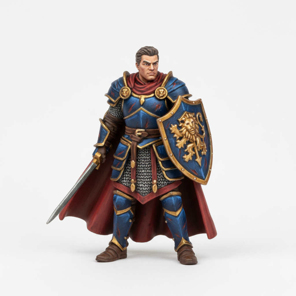 Figura personalizada en miniatura basada en fotografía de cliente con acabado pintado a mano