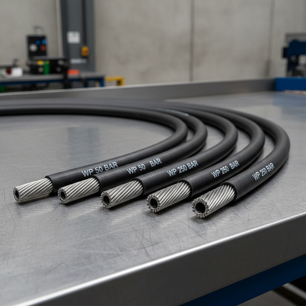 High temperature R2 hose one and half inch black