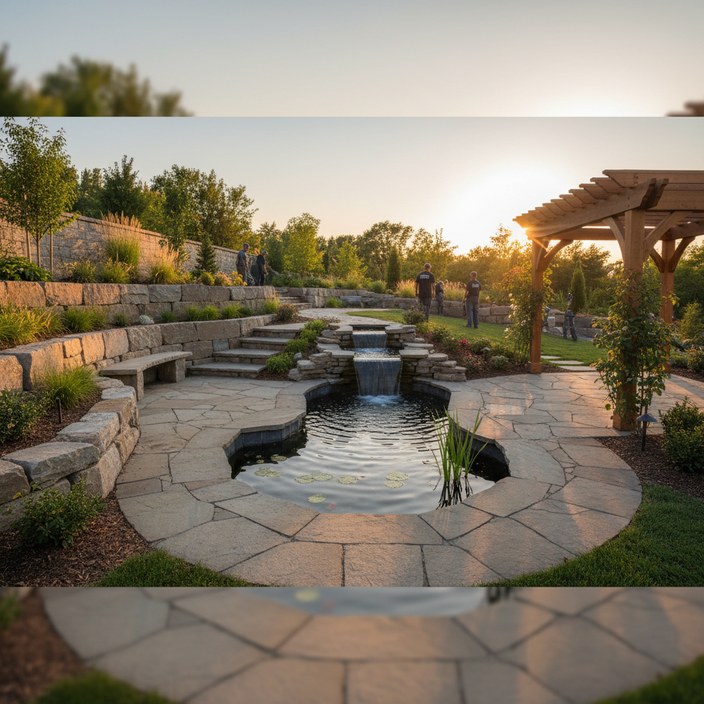 Landscaping — premium construction project by LayingStone