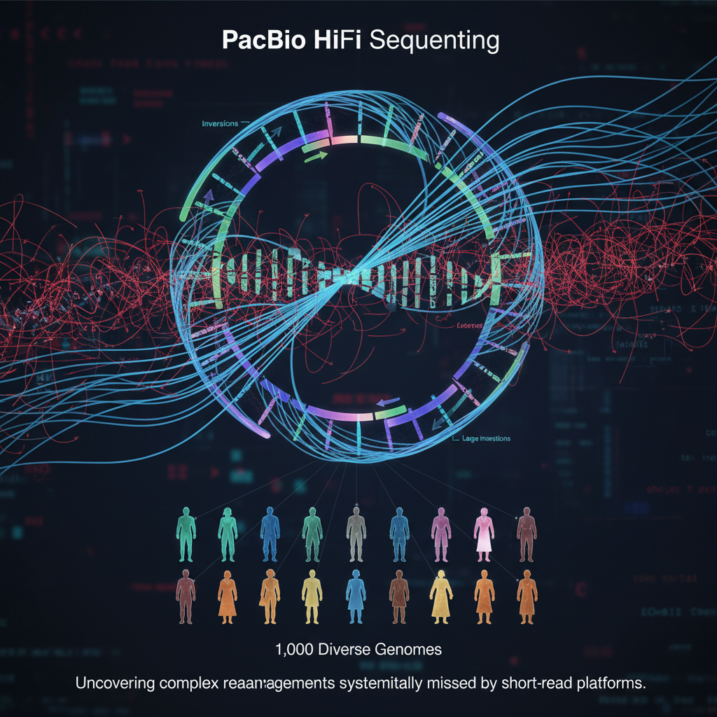 Genomics research: scientist examining samples in pharmaceutical laboratory with advanced equipment