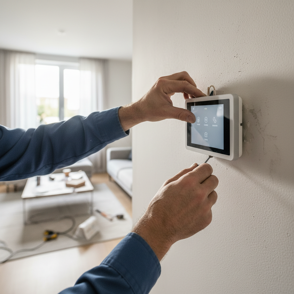 Lucas Ferreira, electrician specializing in smart home systems and EV charger installation