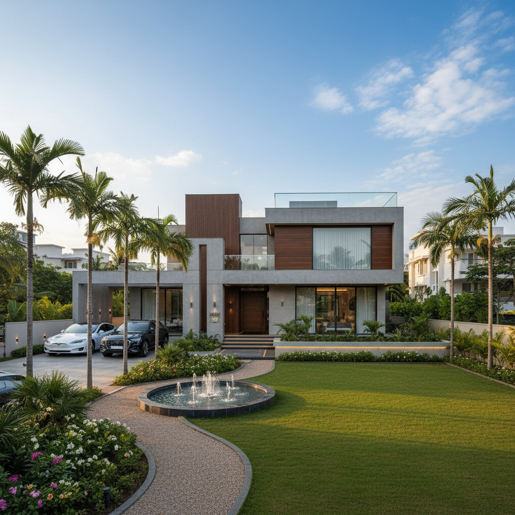 Large 4BHK independent villa with garden and parking in Whitefield Bengaluru