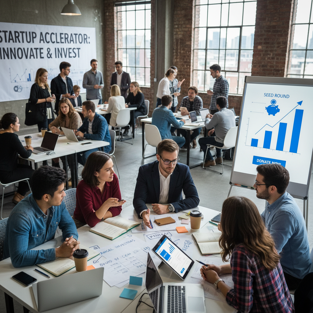 Business consultant and client discussing startup financial strategy at a conference table