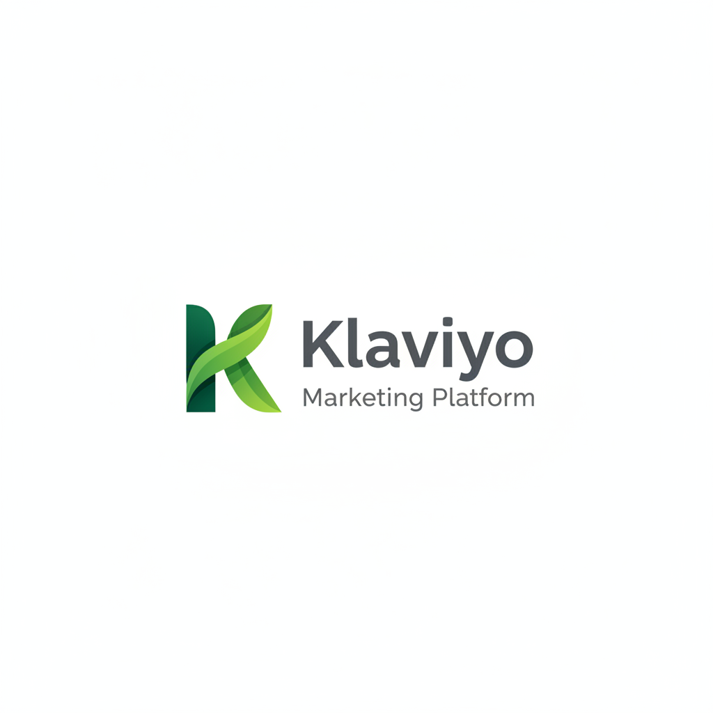 Klaviyo marketing platform logo — green K letterform on white background