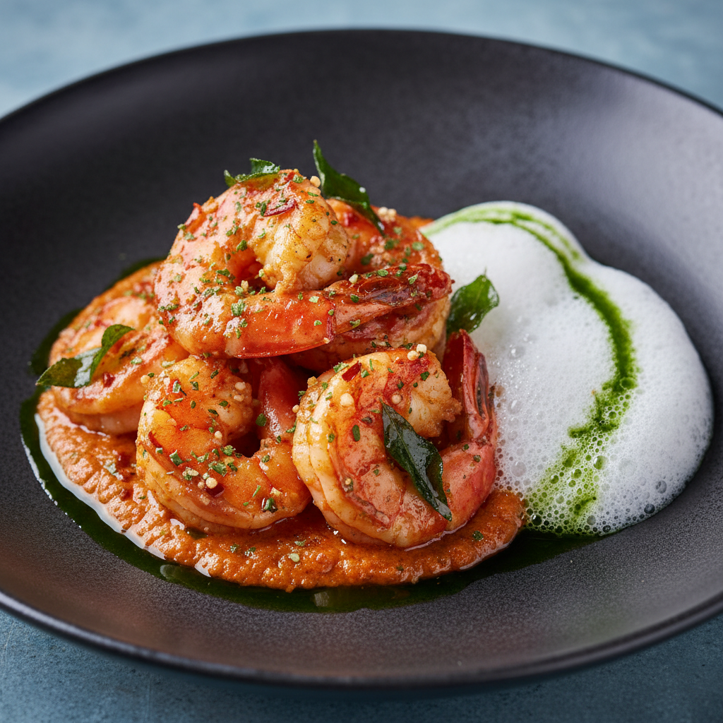 Prawn Masala — Succulent prawns cooked in a coastal Goan-style ma