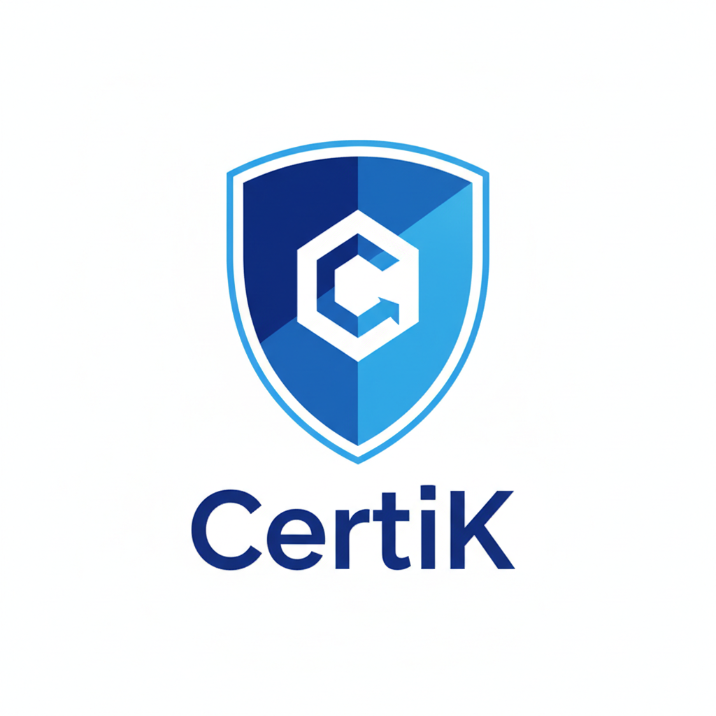 CertiK security audit logo with blue shield emblem
