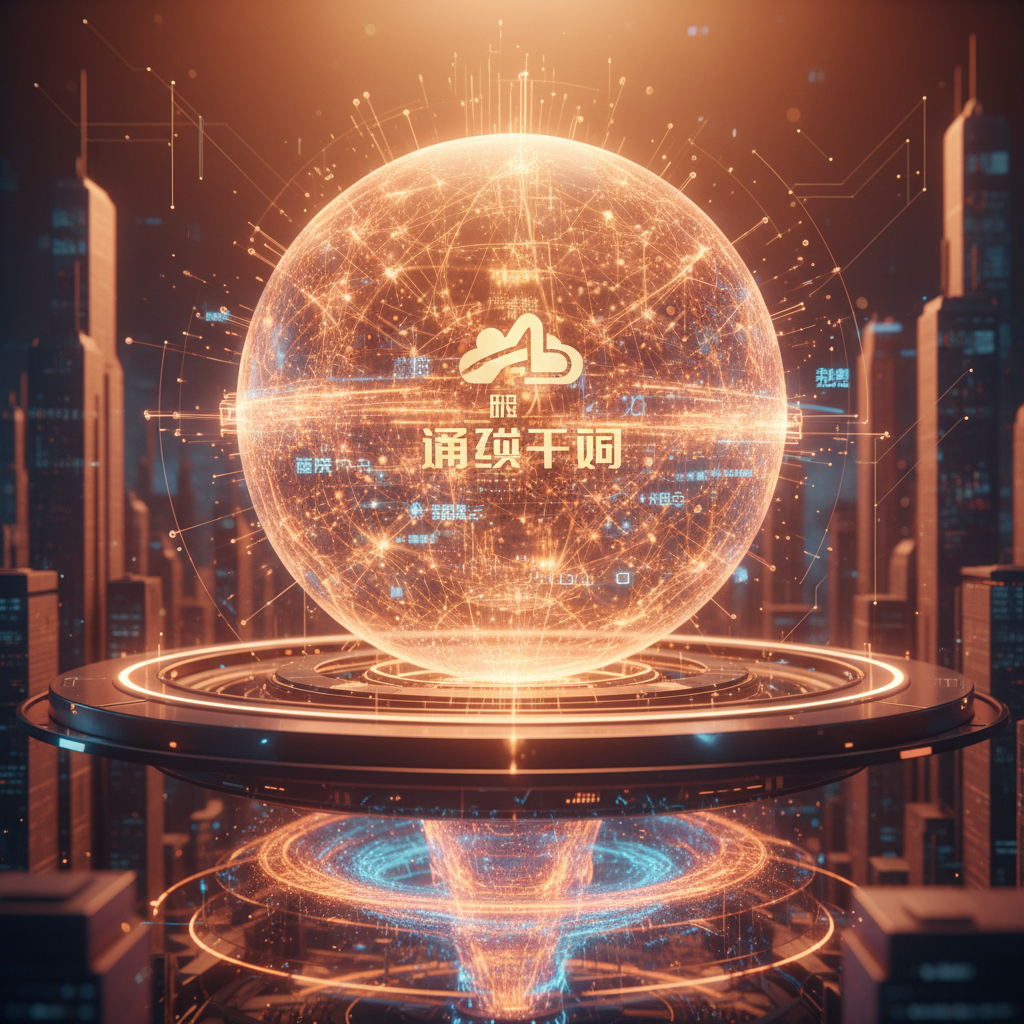 Orange Alibaba Qwen AI model visualization