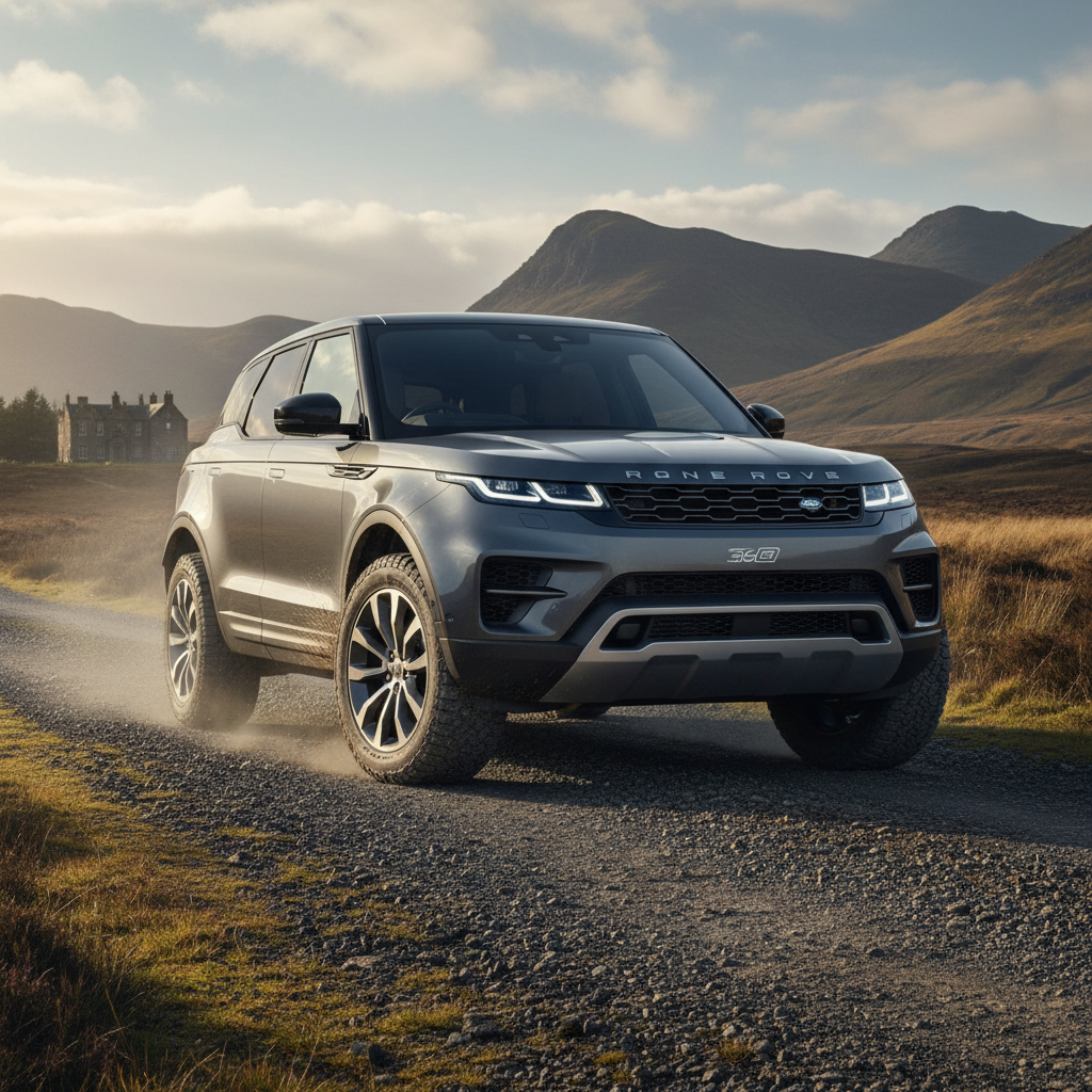 Range Rover Sport P360 HSE — photographed against concrete backdrop