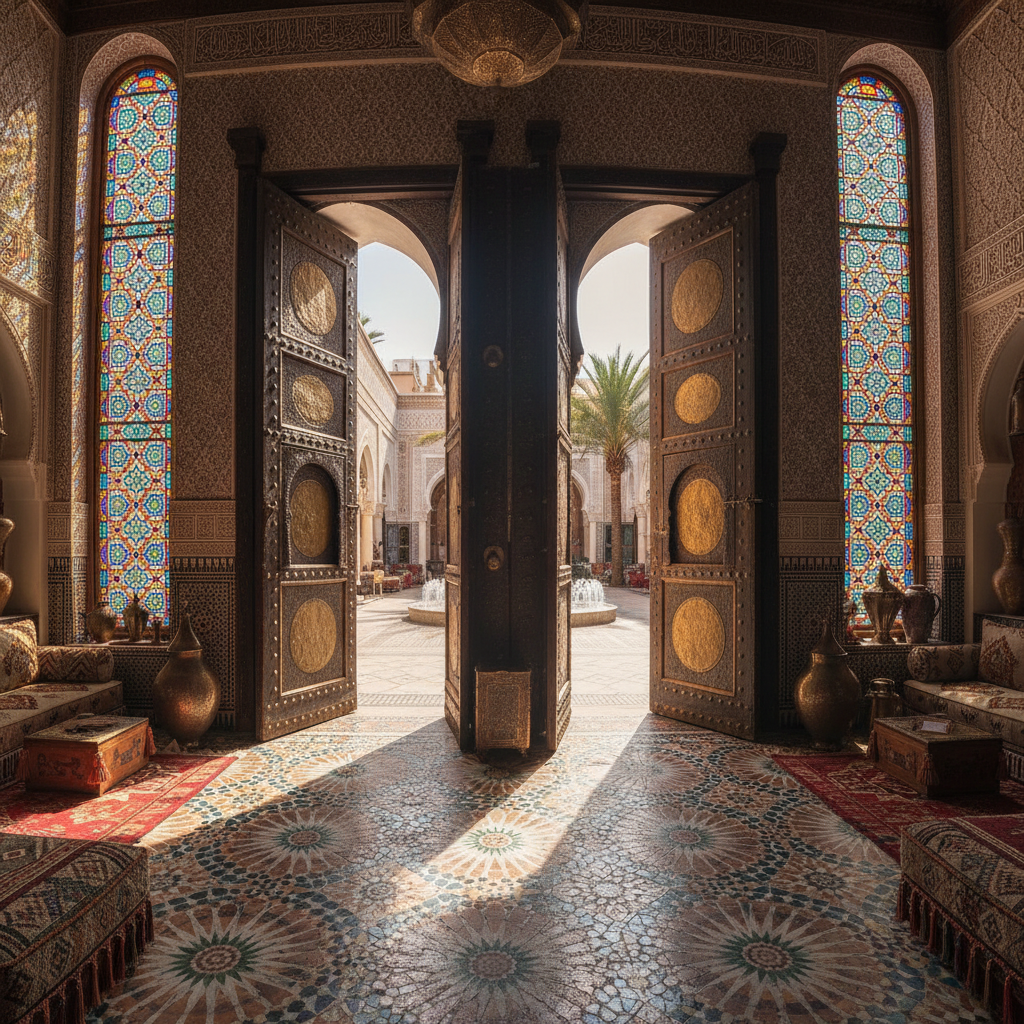 showroom HALF Tanger portes blindées aménagement Maroc