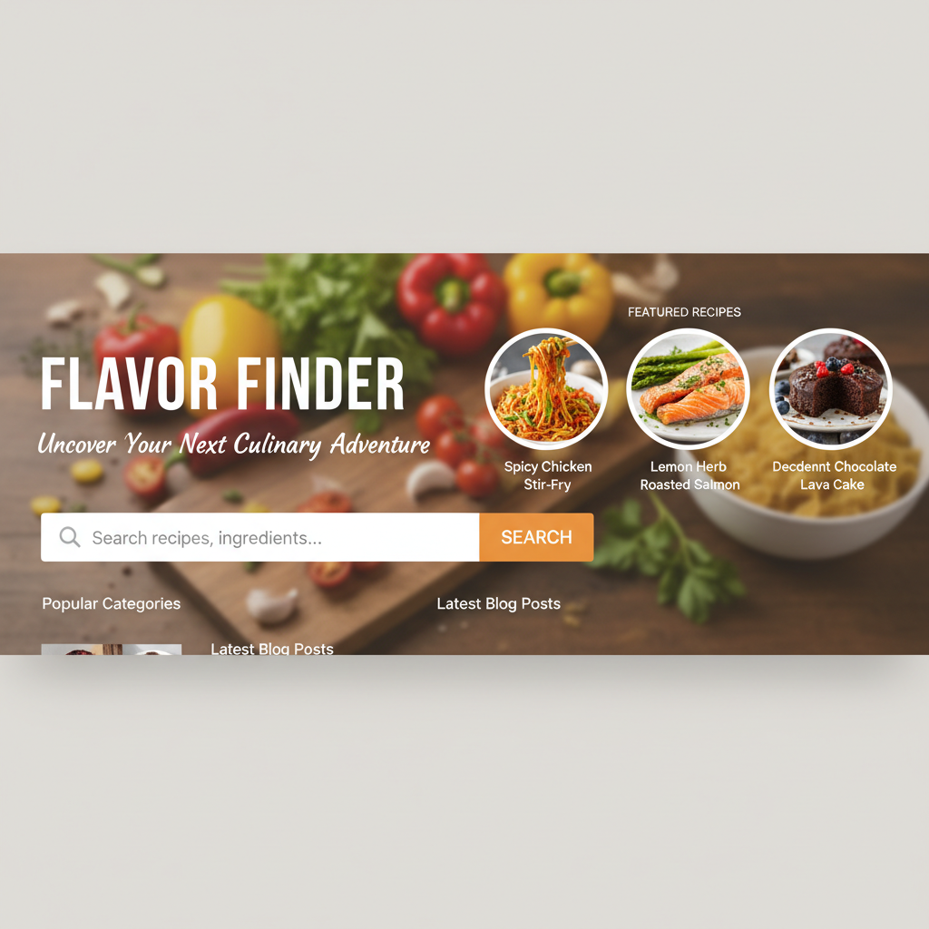 Homepage design with hero section and featured products