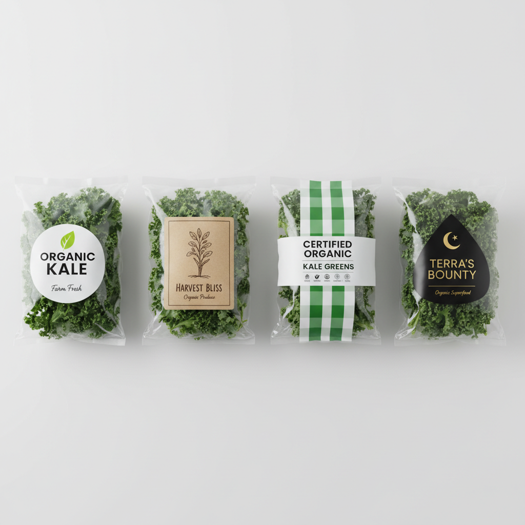 Packaging mockup explorations with different layout systems