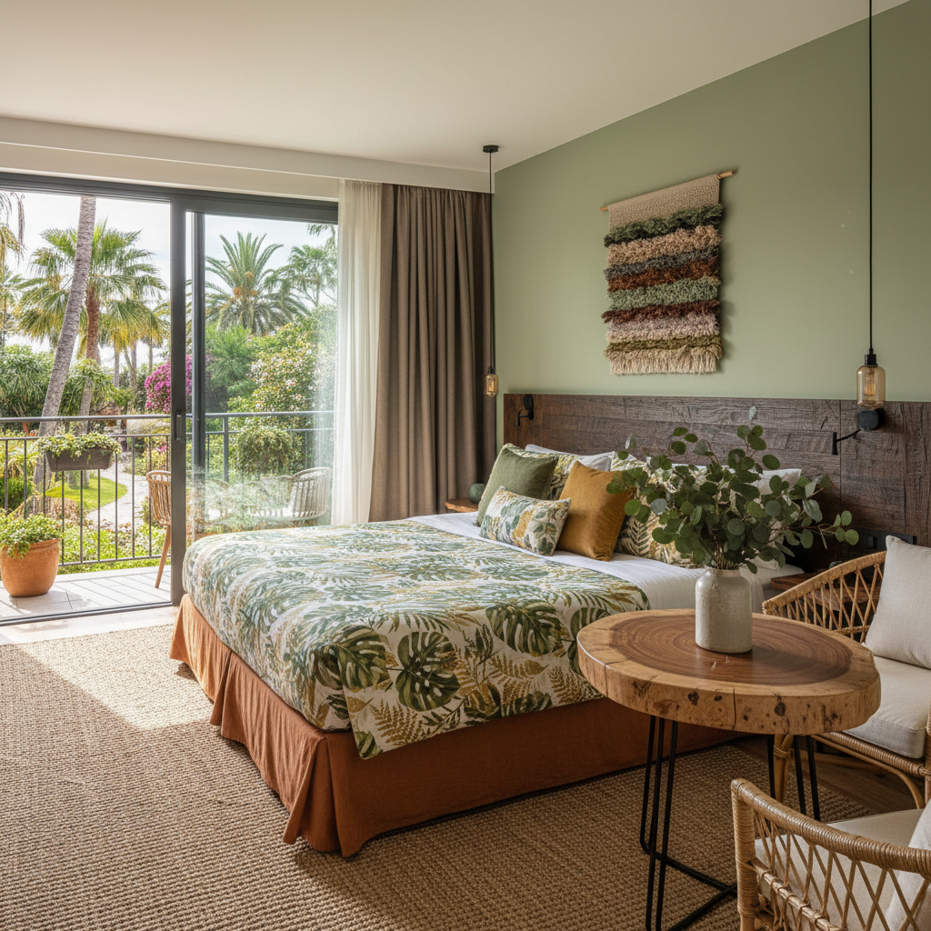 Standard wellness room with garden view
