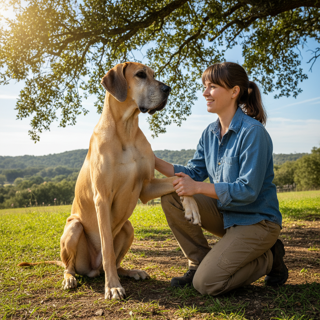 Tomoko Reyes, Great Dane rescue volunteer from San Diego California