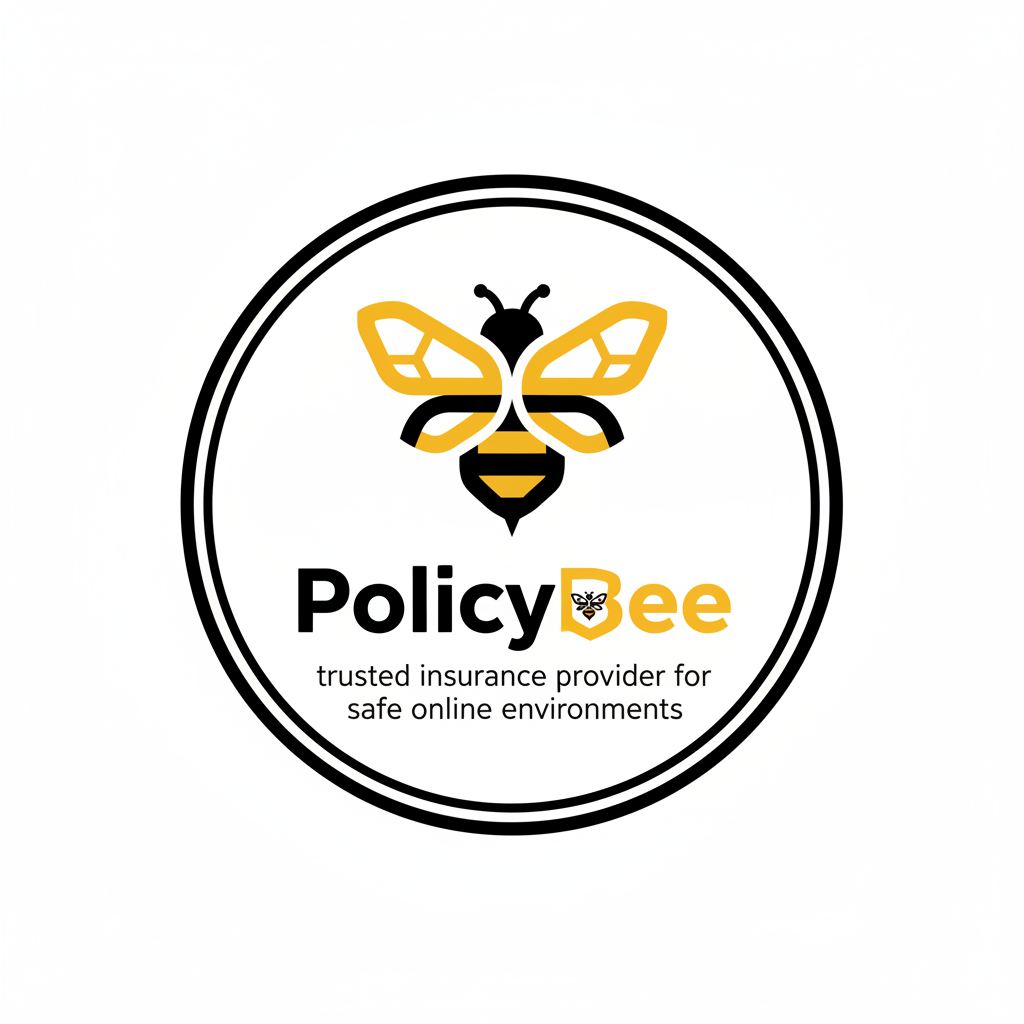 PolicyBee logo - trusted insurance provider for safe online environments