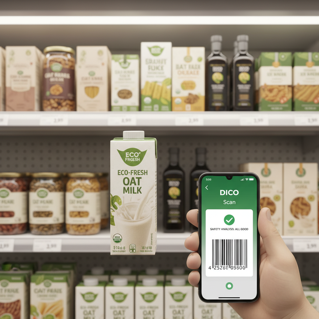 Giao diện quét sản phẩm của DICO Scan